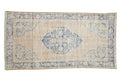 2.5x4.5 Vintage Distressed Oushak Rug