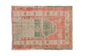 2.5x3.5 Vintage Distressed Oushak Rug