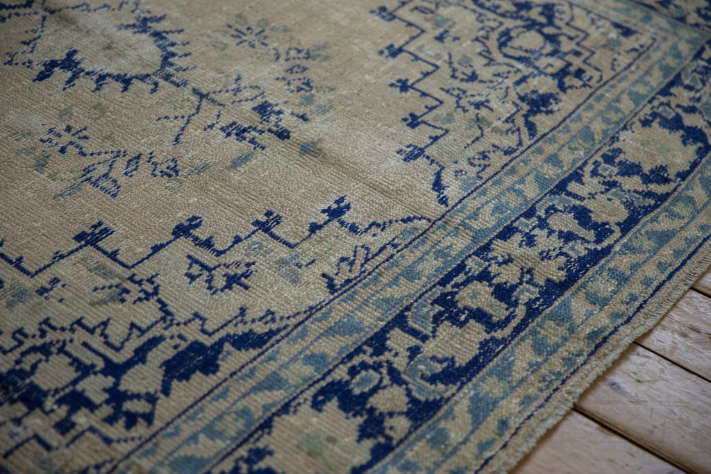 6.5x9.5 Vintage Distressed Oushak Carpet