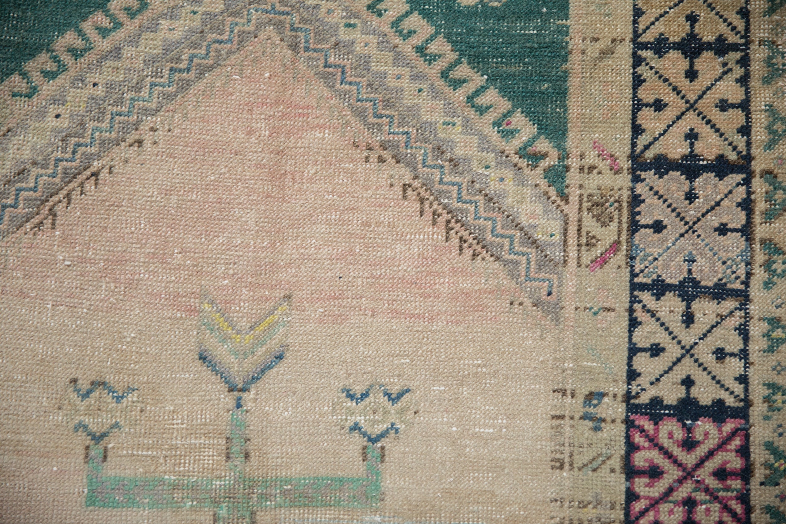 3.5x6 Vintage Distressed Oushak Rug