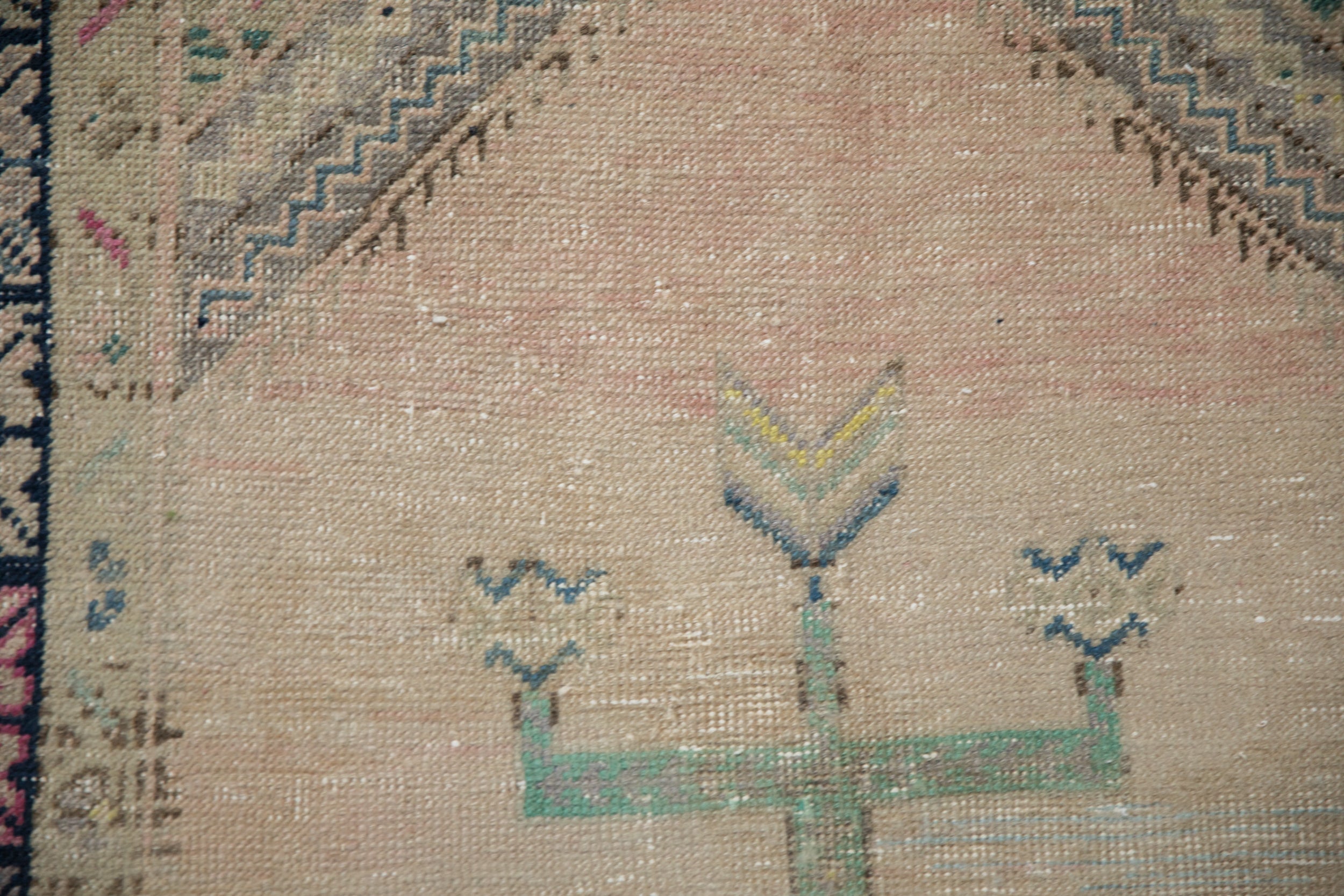 3.5x6 Vintage Distressed Oushak Rug