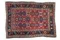 4x5.5 Antique Kurdish Bijar Rug