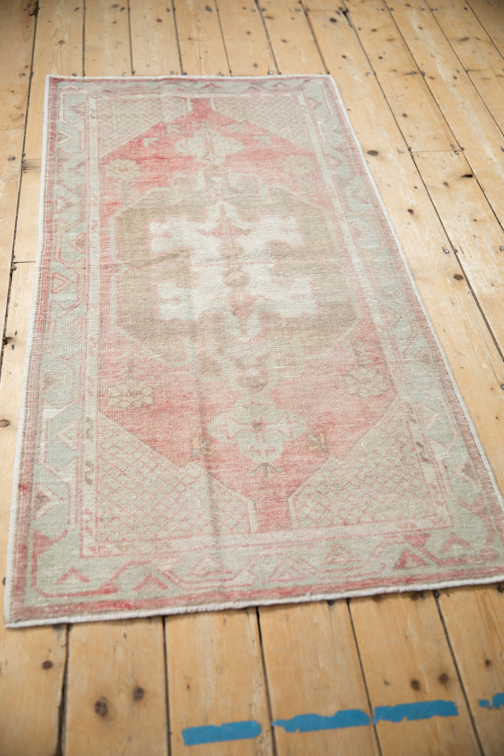 2.5x5.5 Vintage Distressed Oushak Rug Runner