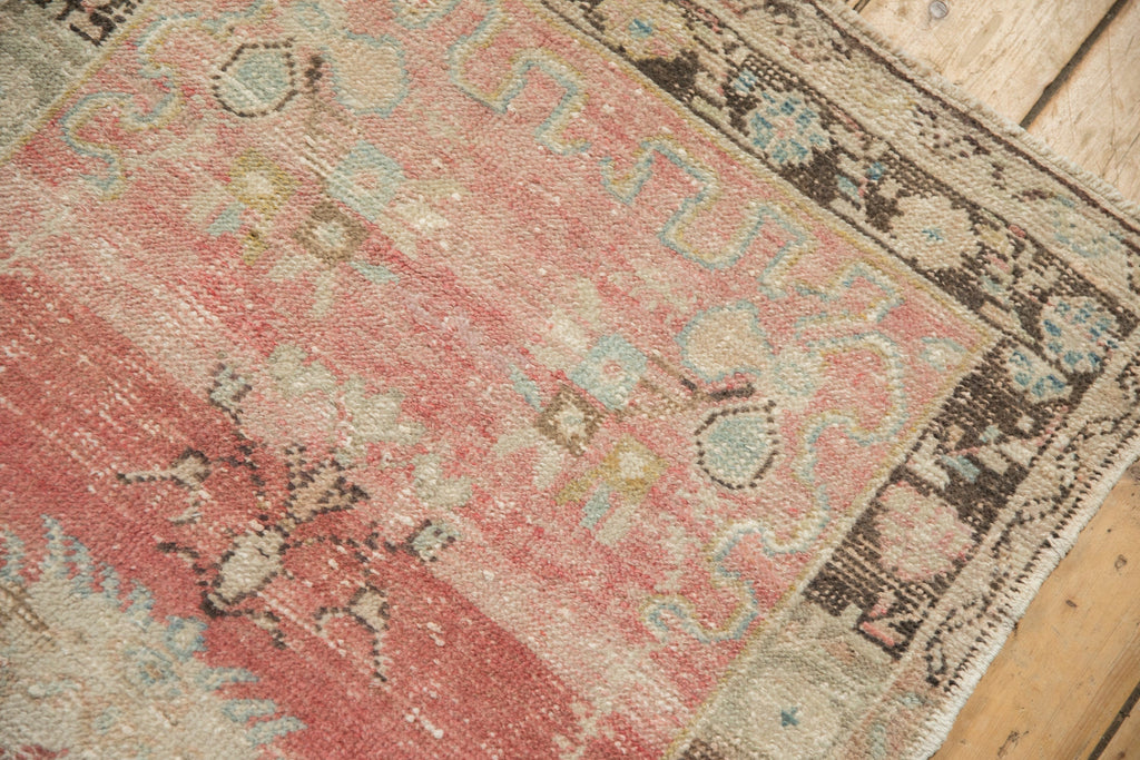 3x6.5 Vintage Distressed Oushak Rug Runner