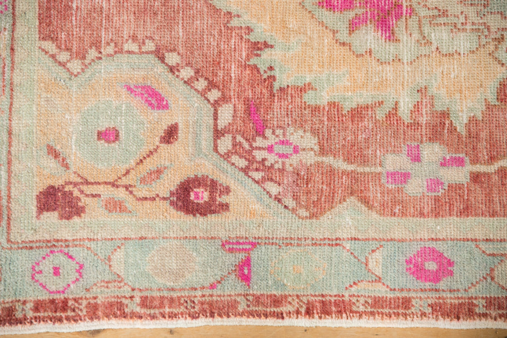 2.5x5.5 Vintage Distressed Oushak Rug Runner