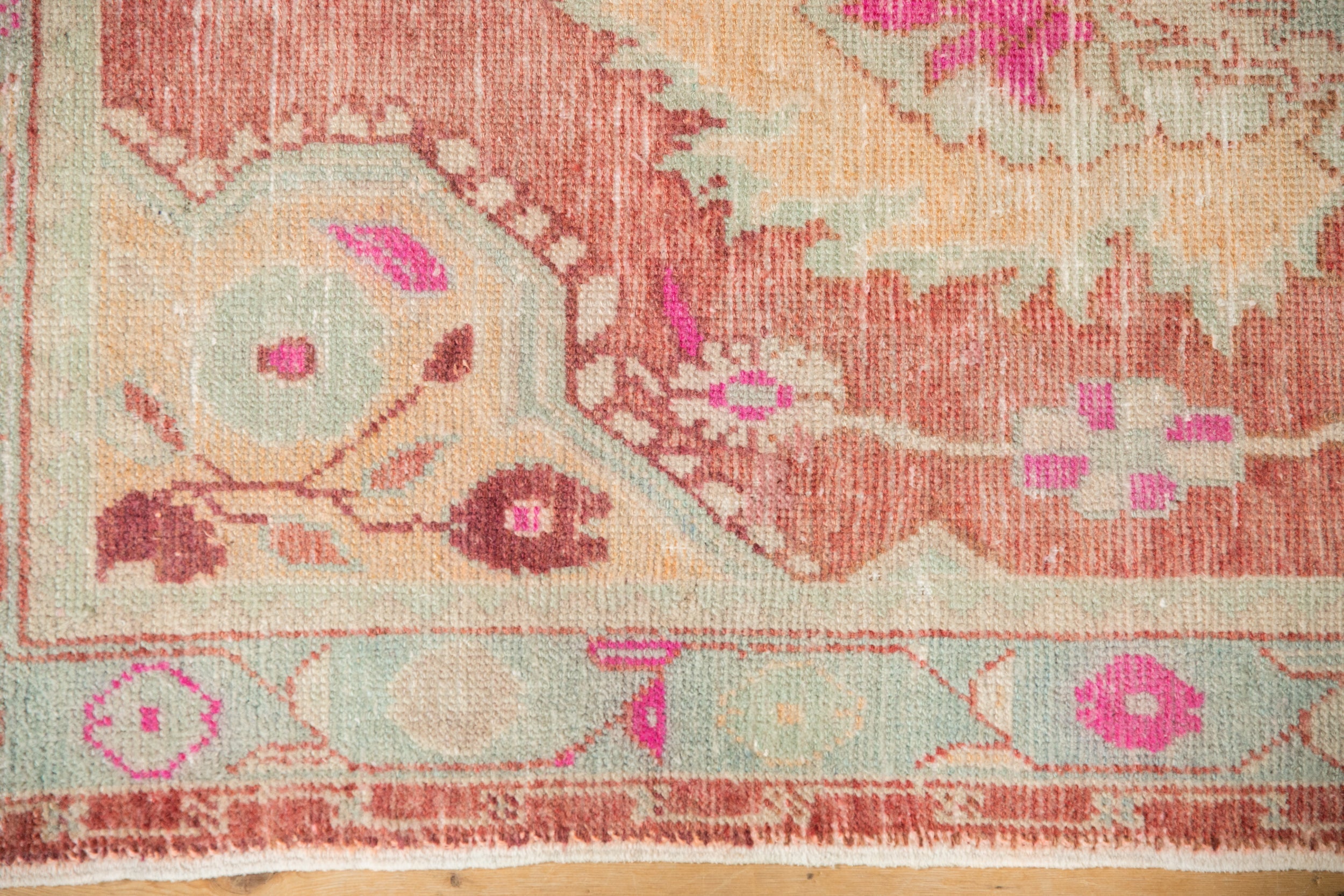 2.5x5.5 Vintage Distressed Oushak Rug Runner