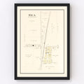 Vintage Map of Rea, Missouri 1909