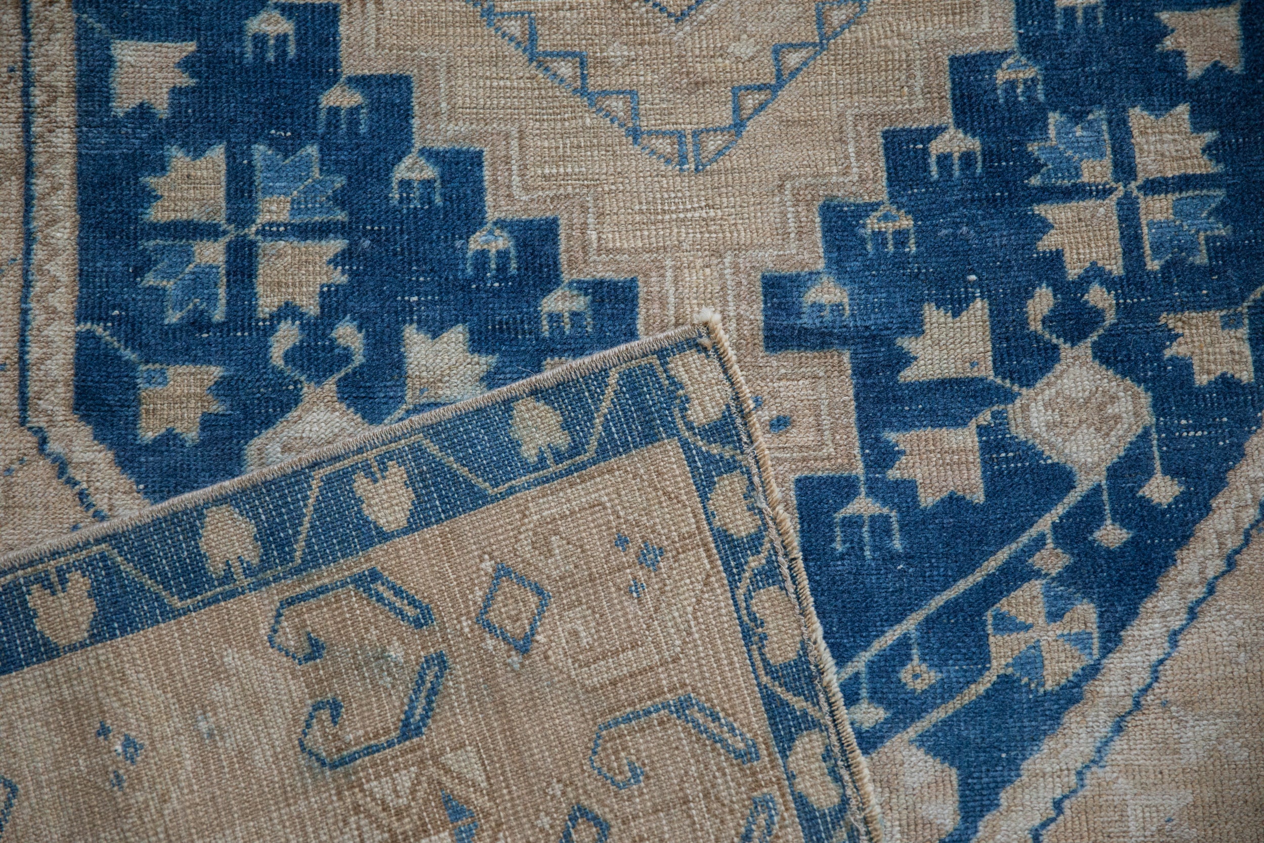 3.5x7 Vintage Distressed Oushak Rug Runner