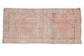 2.5x5.5 Vintage Distressed Oushak Rug Runner