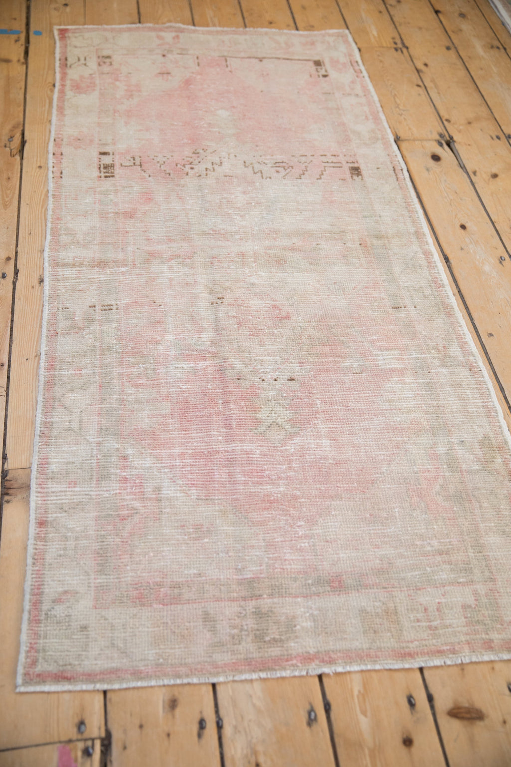 2.5x5.5 Vintage Distressed Oushak Rug Runner