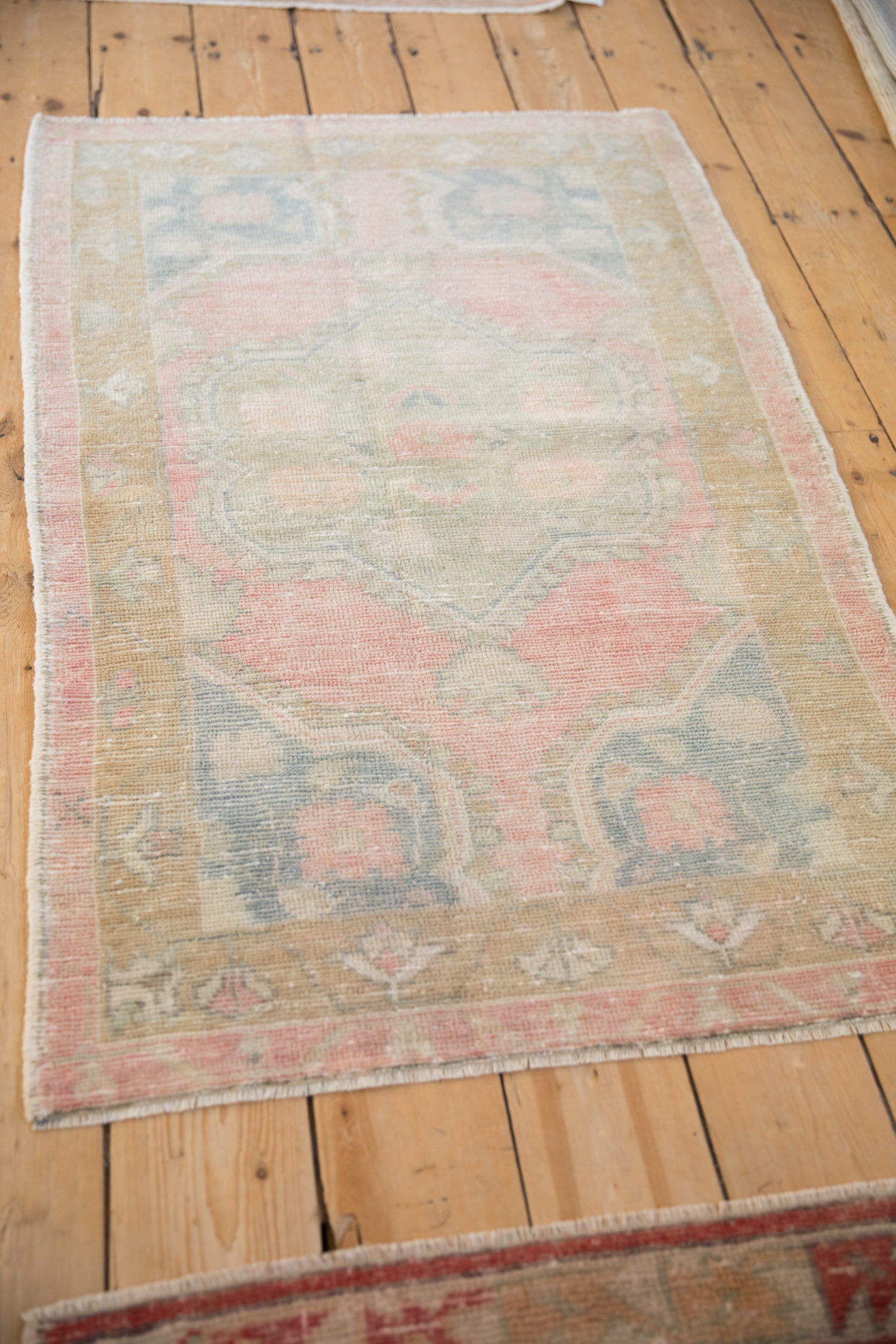 2.5x4.5 Vintage Distressed Oushak Rug