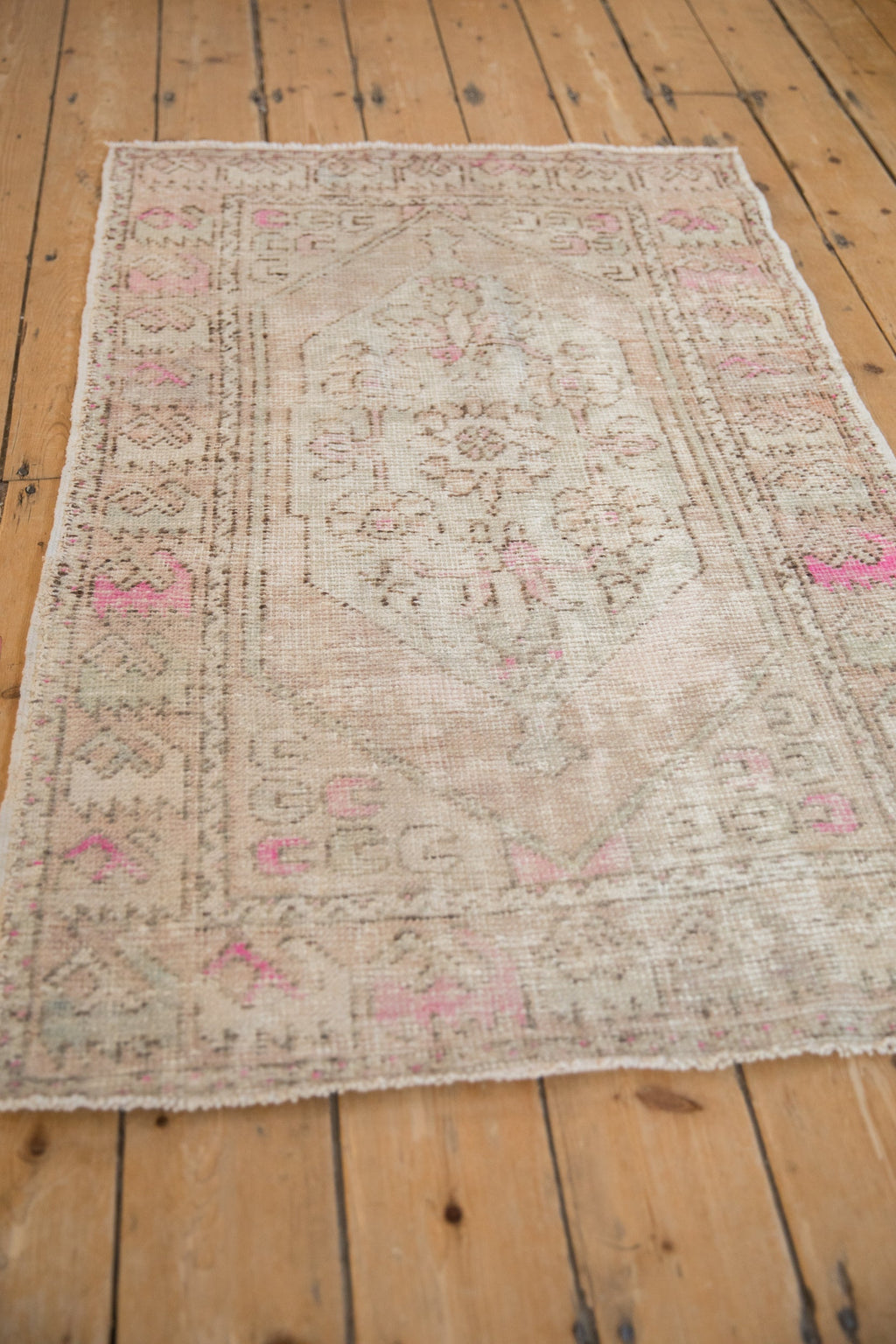 3x4.5 Vintage Distressed Oushak Rug