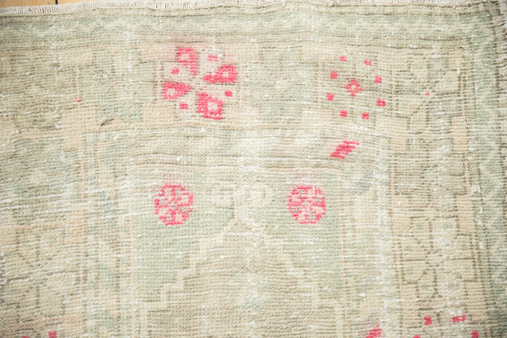 2.5x6 Vintage Distressed Oushak Rug Runner