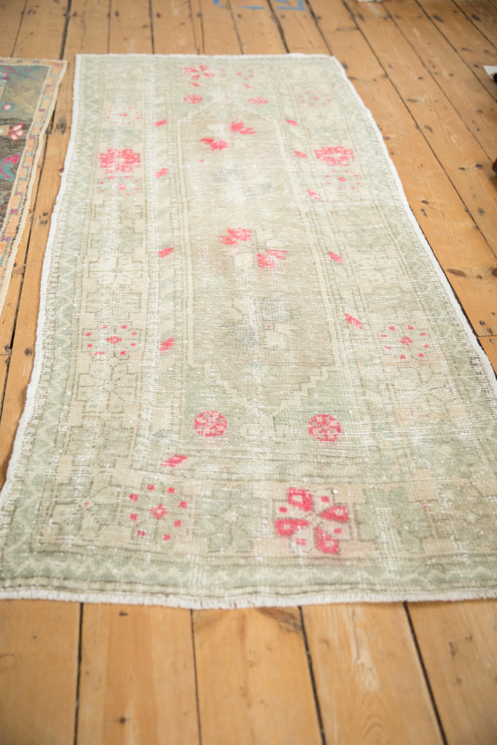 2.5x6 Vintage Distressed Oushak Rug Runner