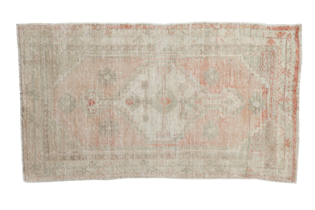 2.5x4.5 Vintage Distressed Oushak Rug
