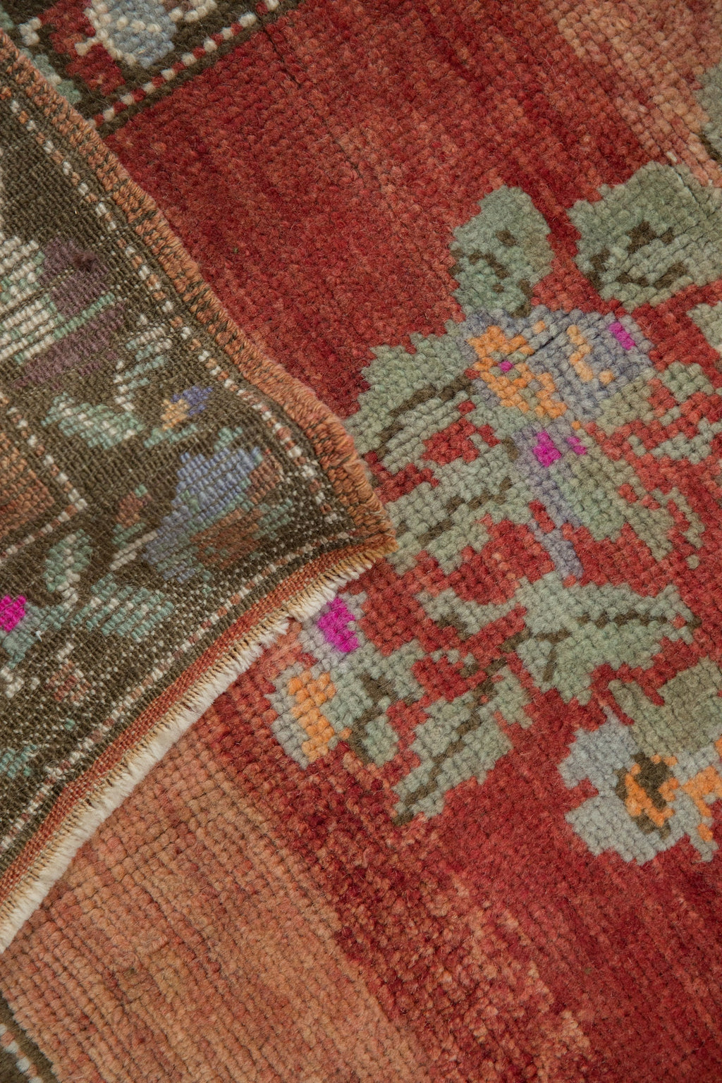 2.5x4 Vintage Distressed Oushak Rug