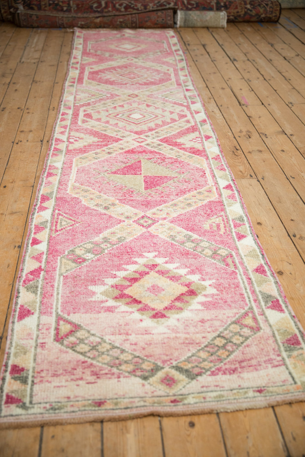2.5x11.5 Vintage Distressed Kurd Rug Runner