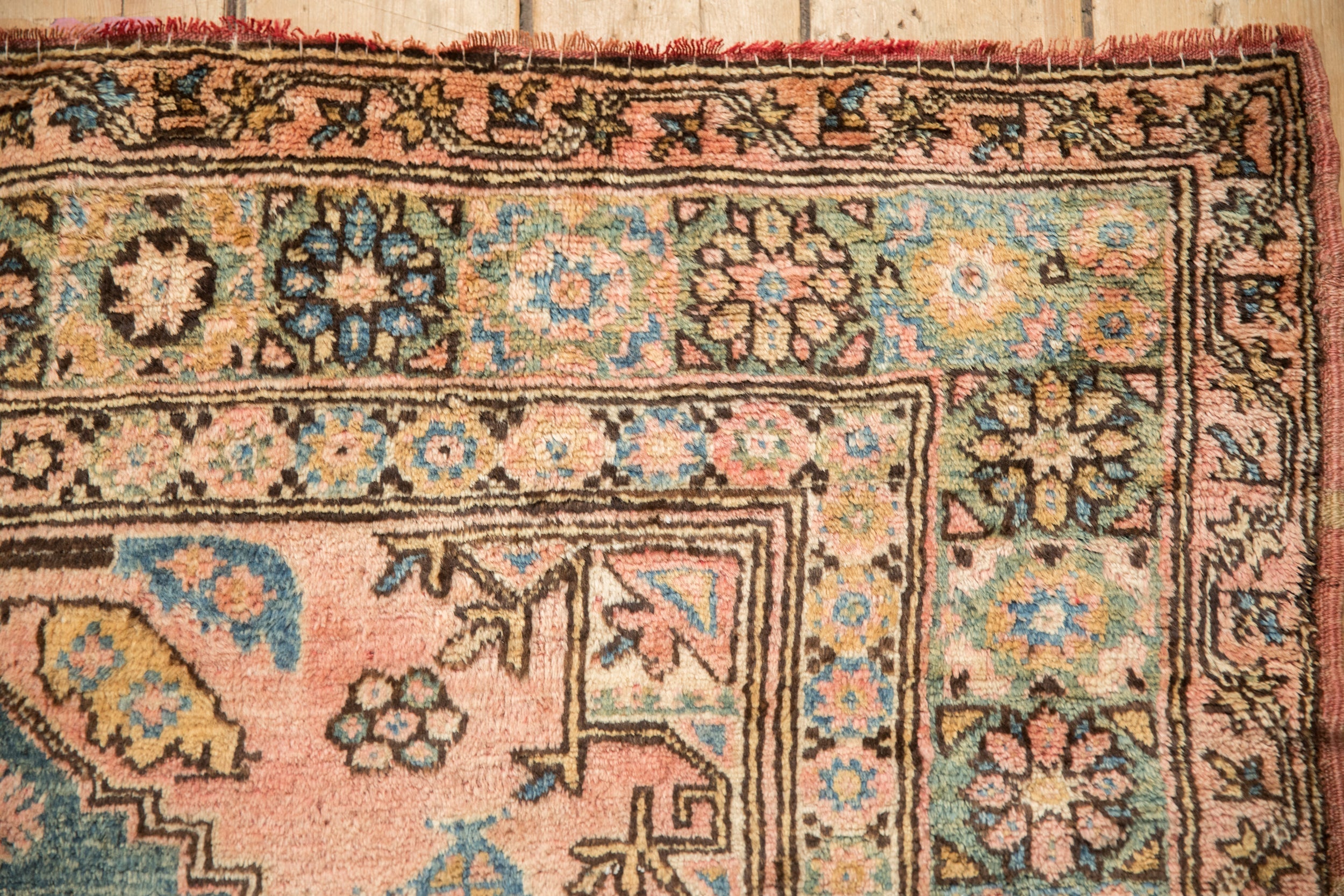 4.5x5 Vintage Anatolian Square Rug