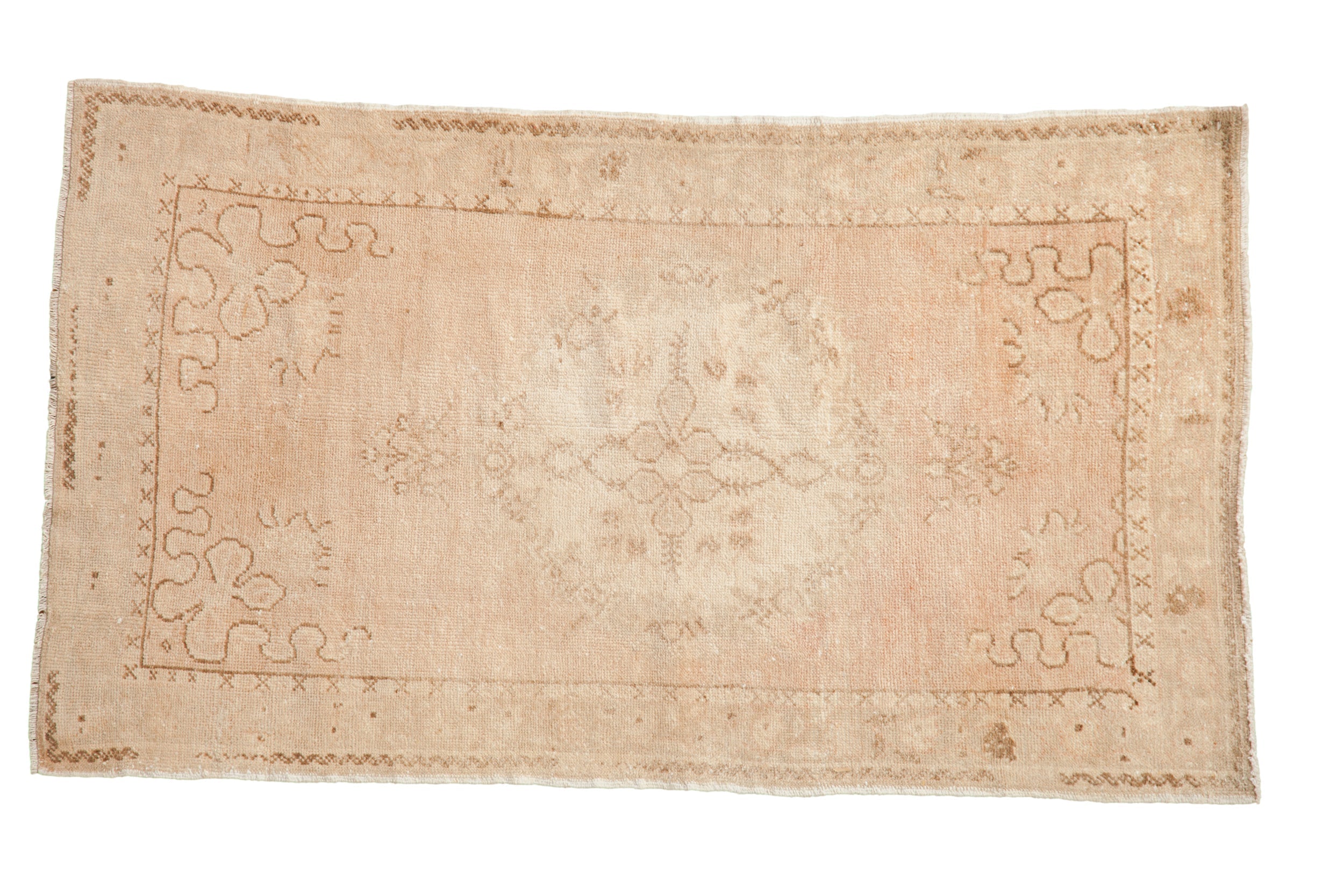 3x5 Vintage Distressed Oushak Rug