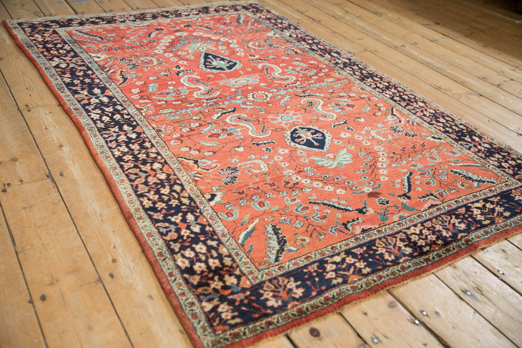 4x6.5 Vintage Sarouk Rug