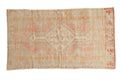 2.5x4.5 Vintage Distressed Oushak Rug