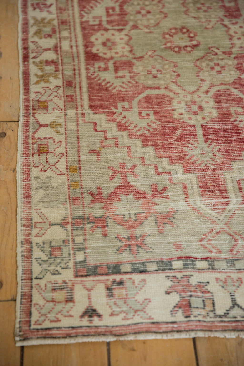 2.5x5 Vintage Distressed Oushak Rug Runner