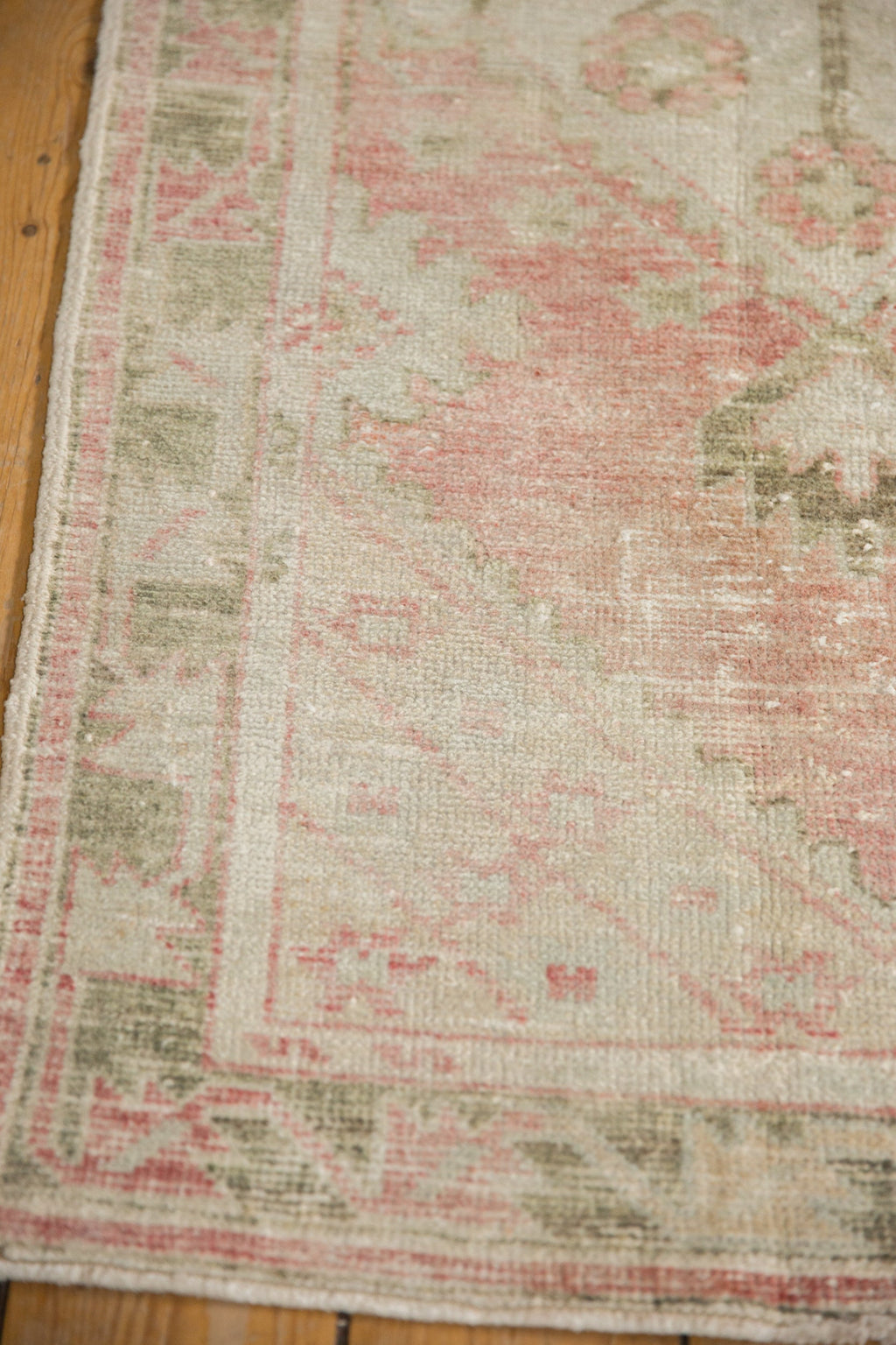 2.5x5.5 Vintage Distressed Oushak Rug Runner