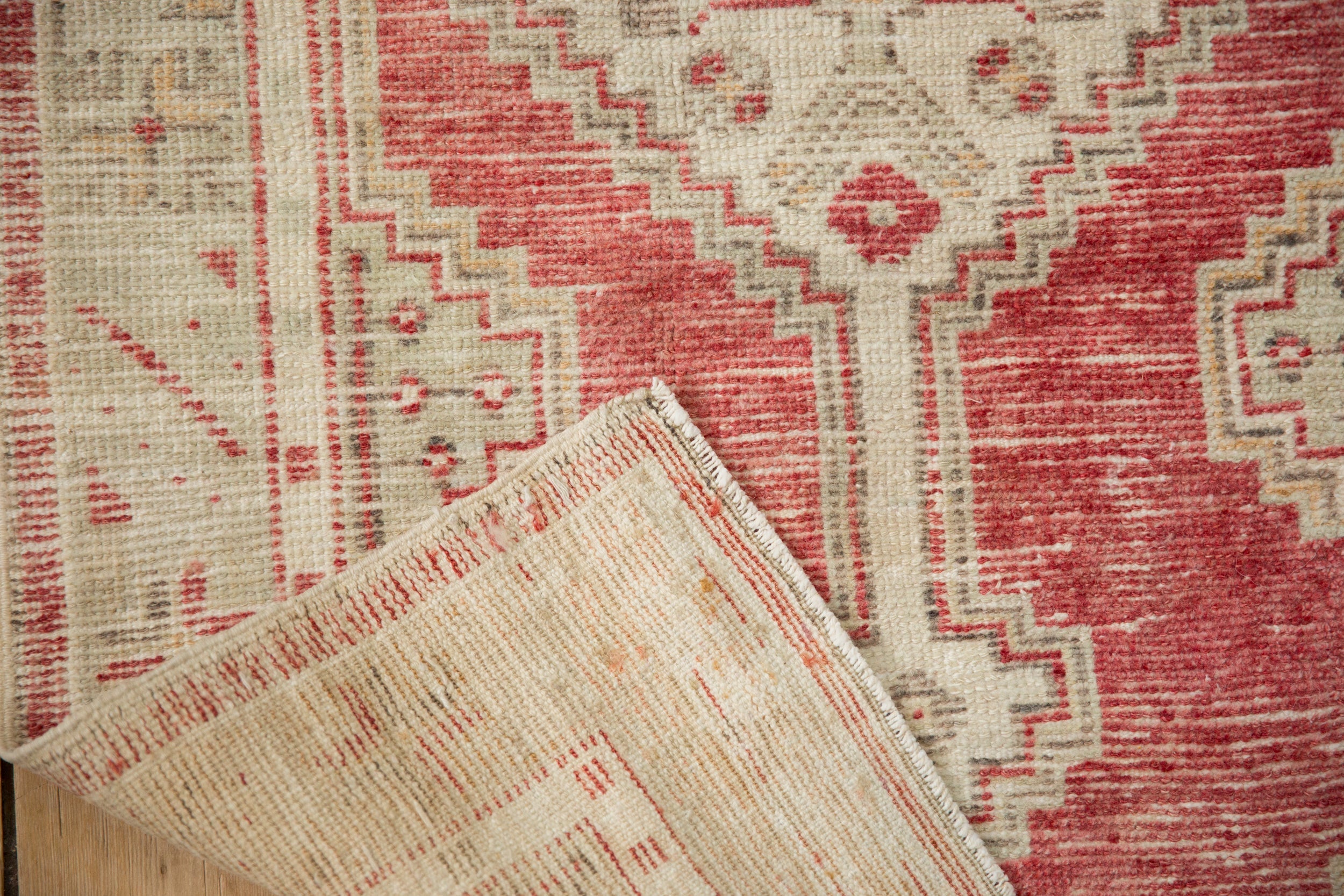 2.5x5 Vintage Distressed Oushak Rug Runner