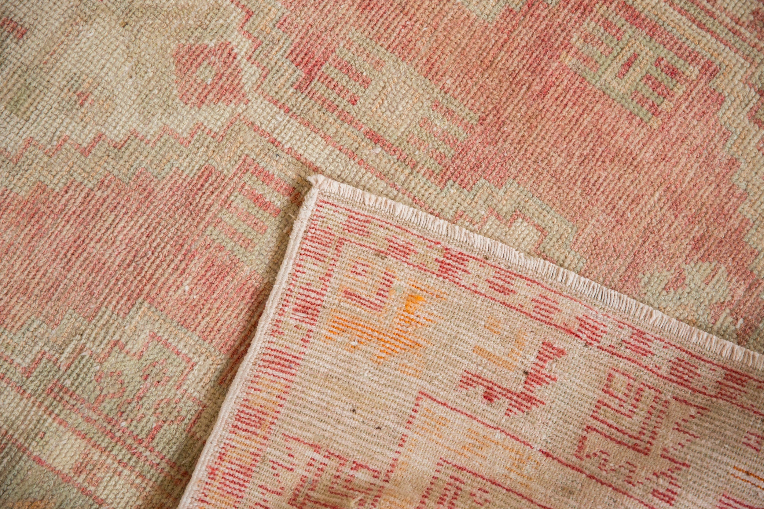 2.5x5 Vintage Distressed Oushak Rug Runner