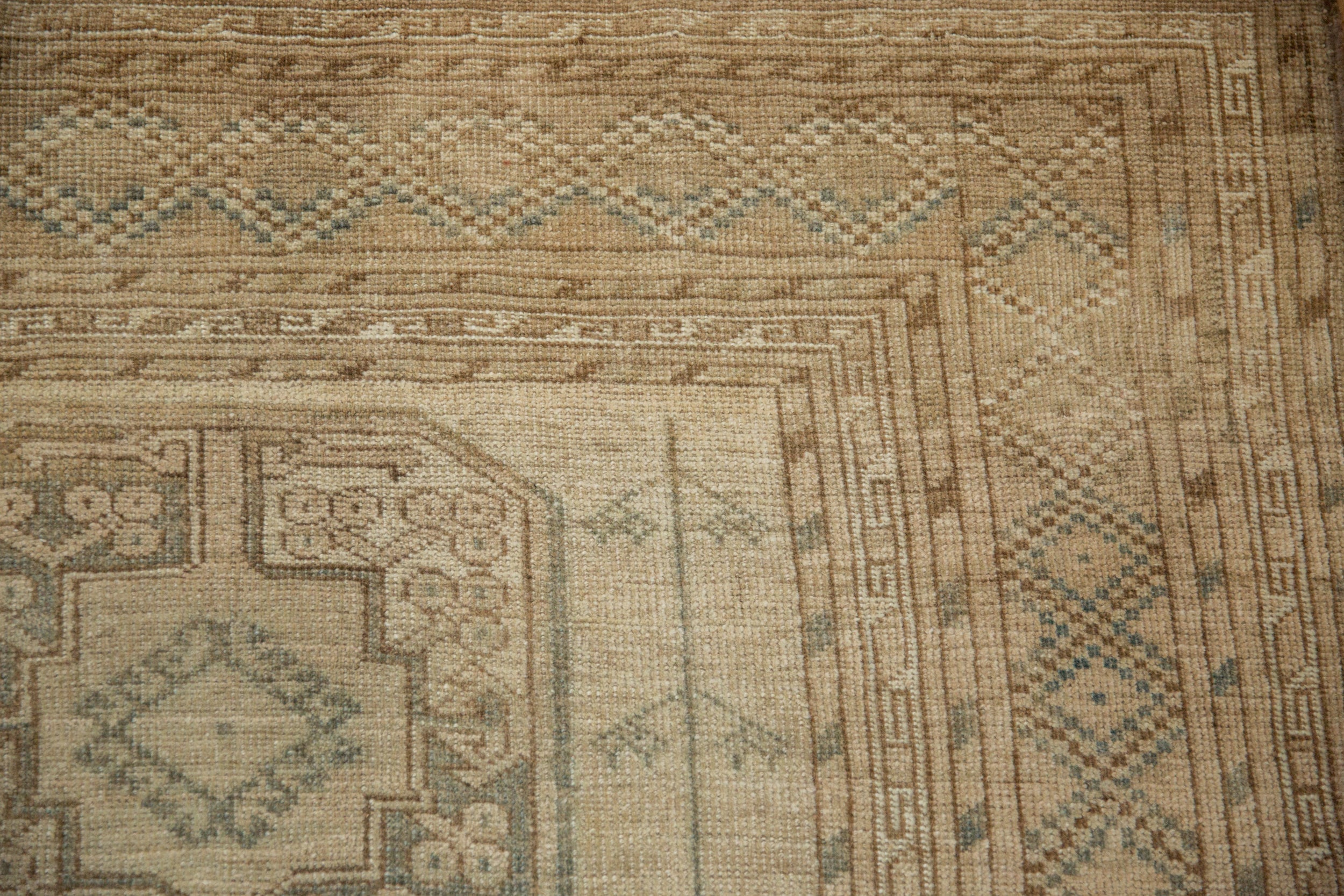 8.5x11.5 Vintage Distressed Ersari Carpet