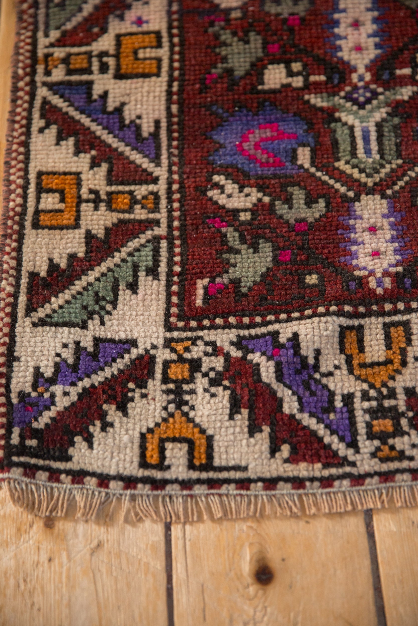 2x3 Vintage Distressed Oushak Rug Mat