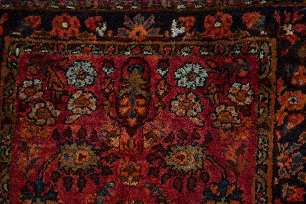 2x2.5 Vintage Fine Lilihan Square Rug Mat