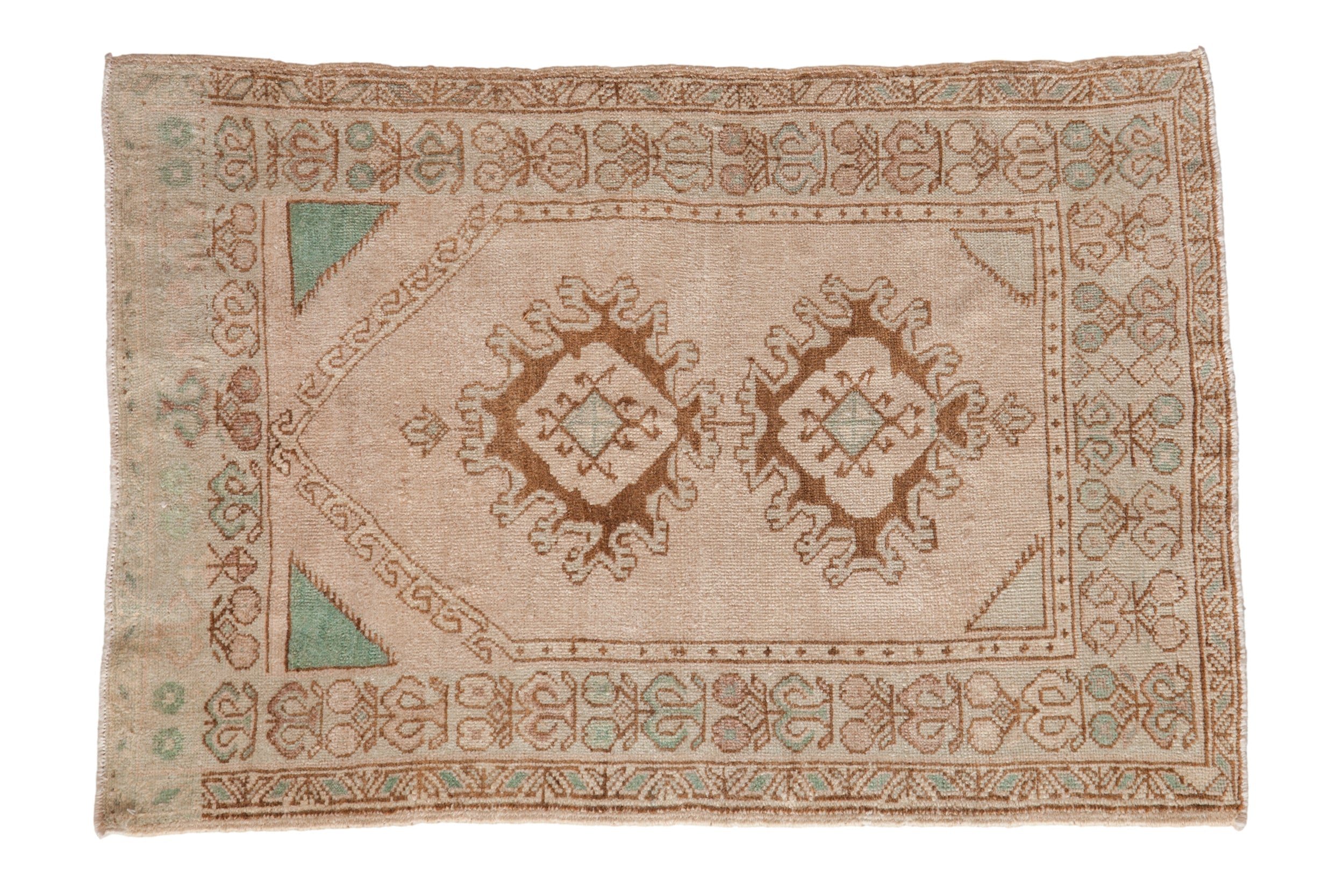 3x4.5 Vintage Distressed Oushak Rug