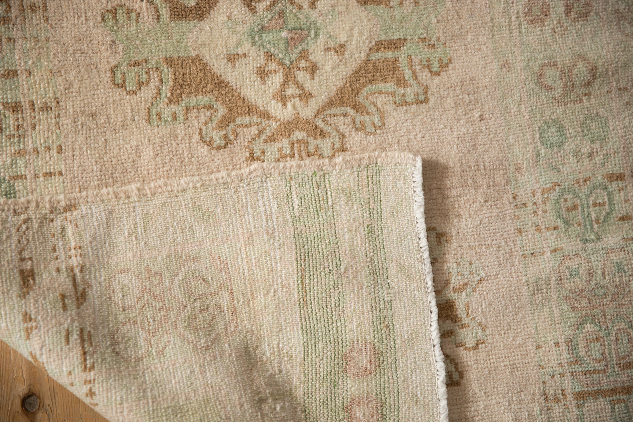 3x4 Vintage Distressed Oushak Square Rug