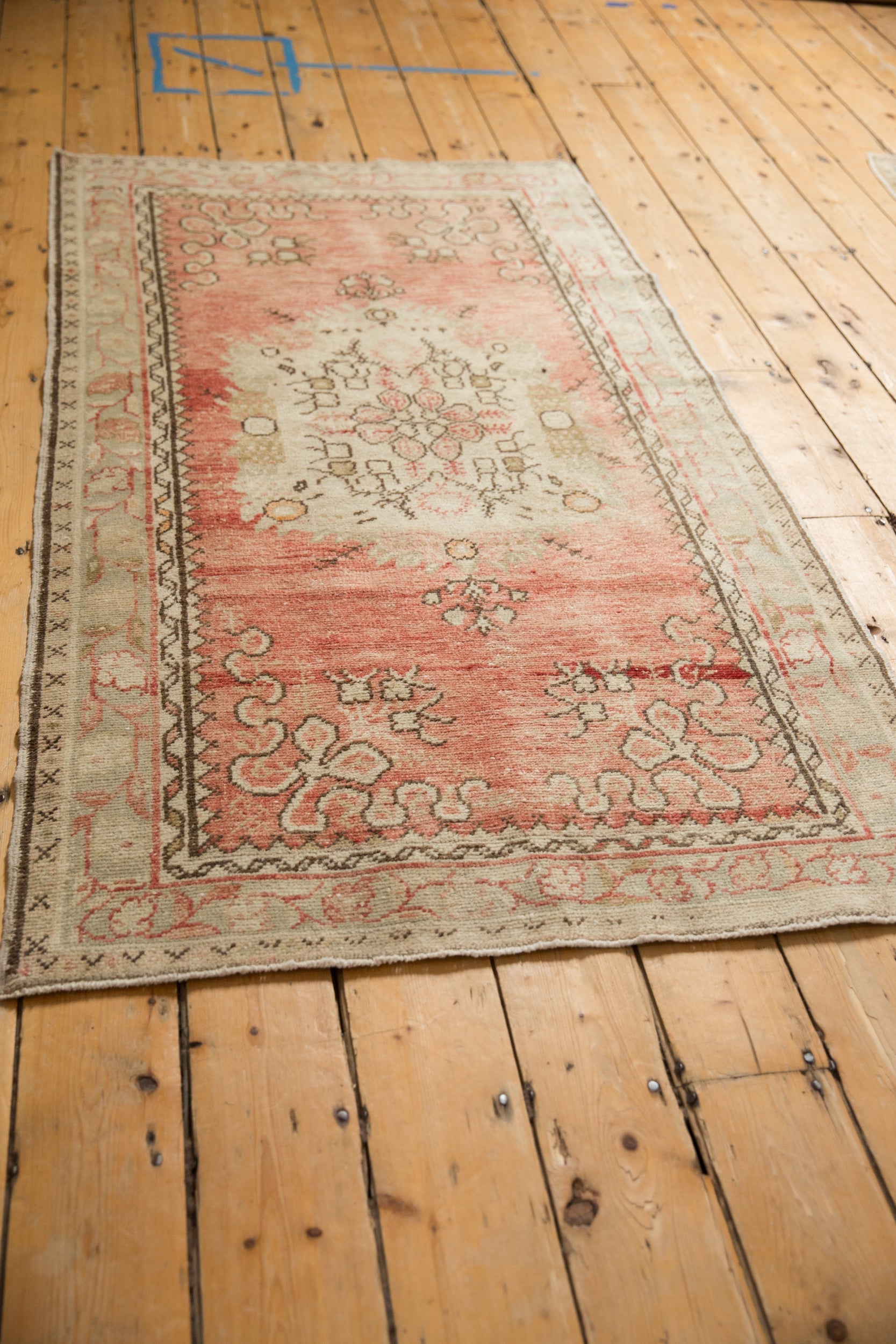 3.5x6 Vintage Distressed Oushak Rug