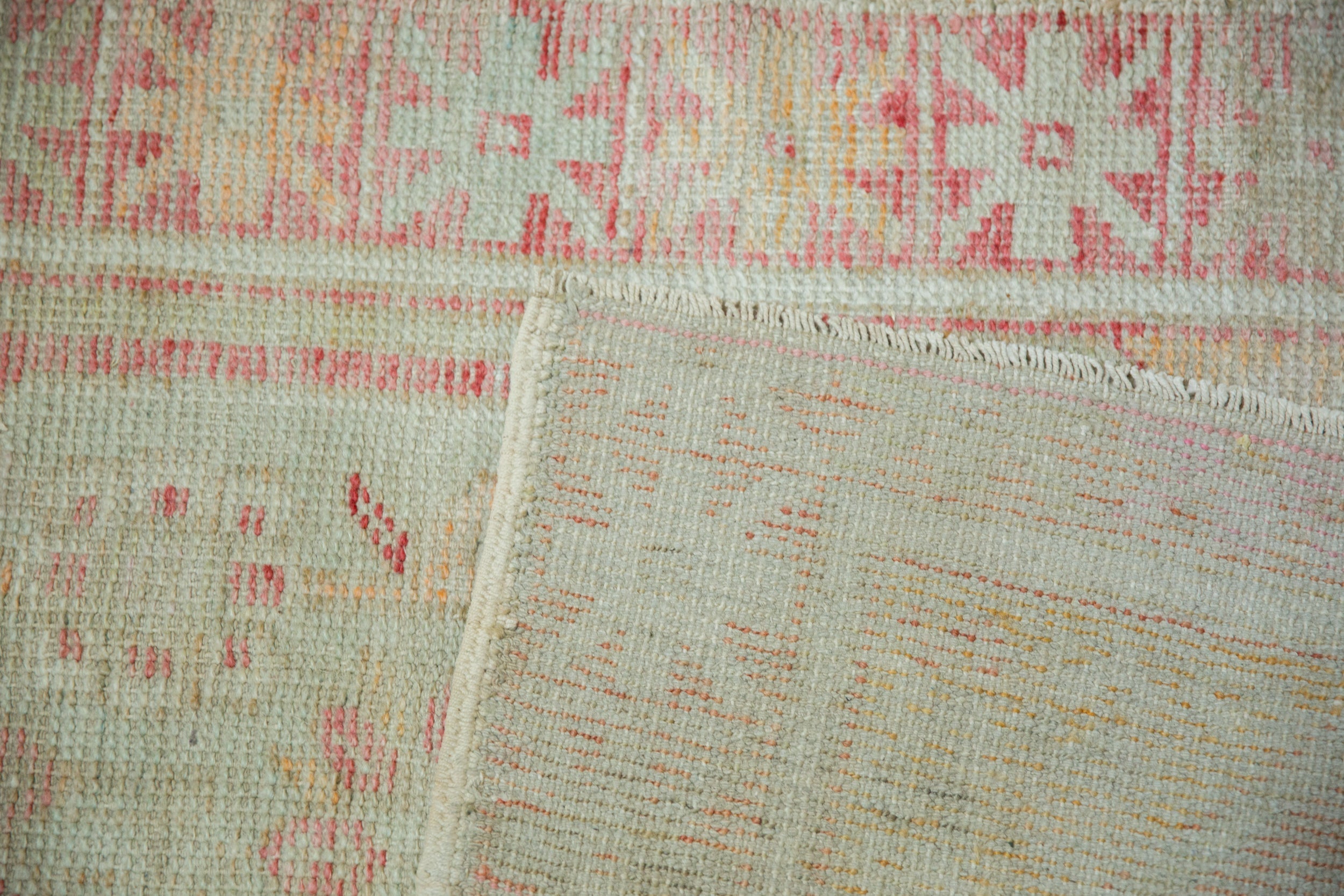 2.5x4 Vintage Distressed Oushak Rug