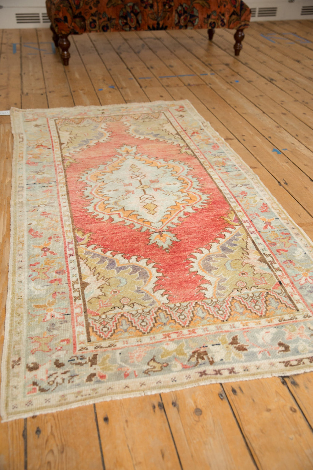3x6 Vintage Distressed Oushak Rug Runner