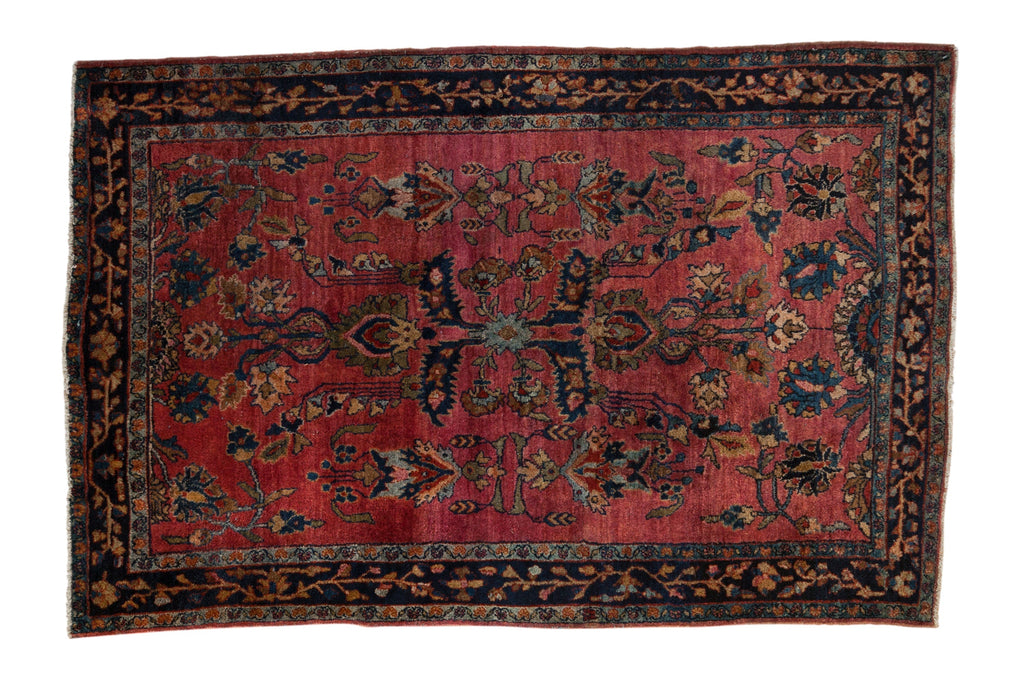 4x6.5 Antique Fine Sarouk Rug