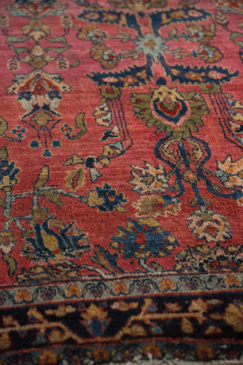4x6.5 Antique Fine Sarouk Rug