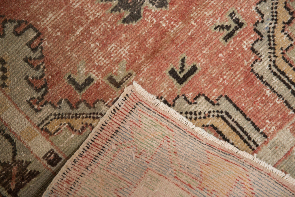 2.5x5.5 Vintage Distressed Oushak Rug Runner