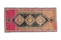 1.5x3.5 Vintage Distressed Kars Rug Mat Runner