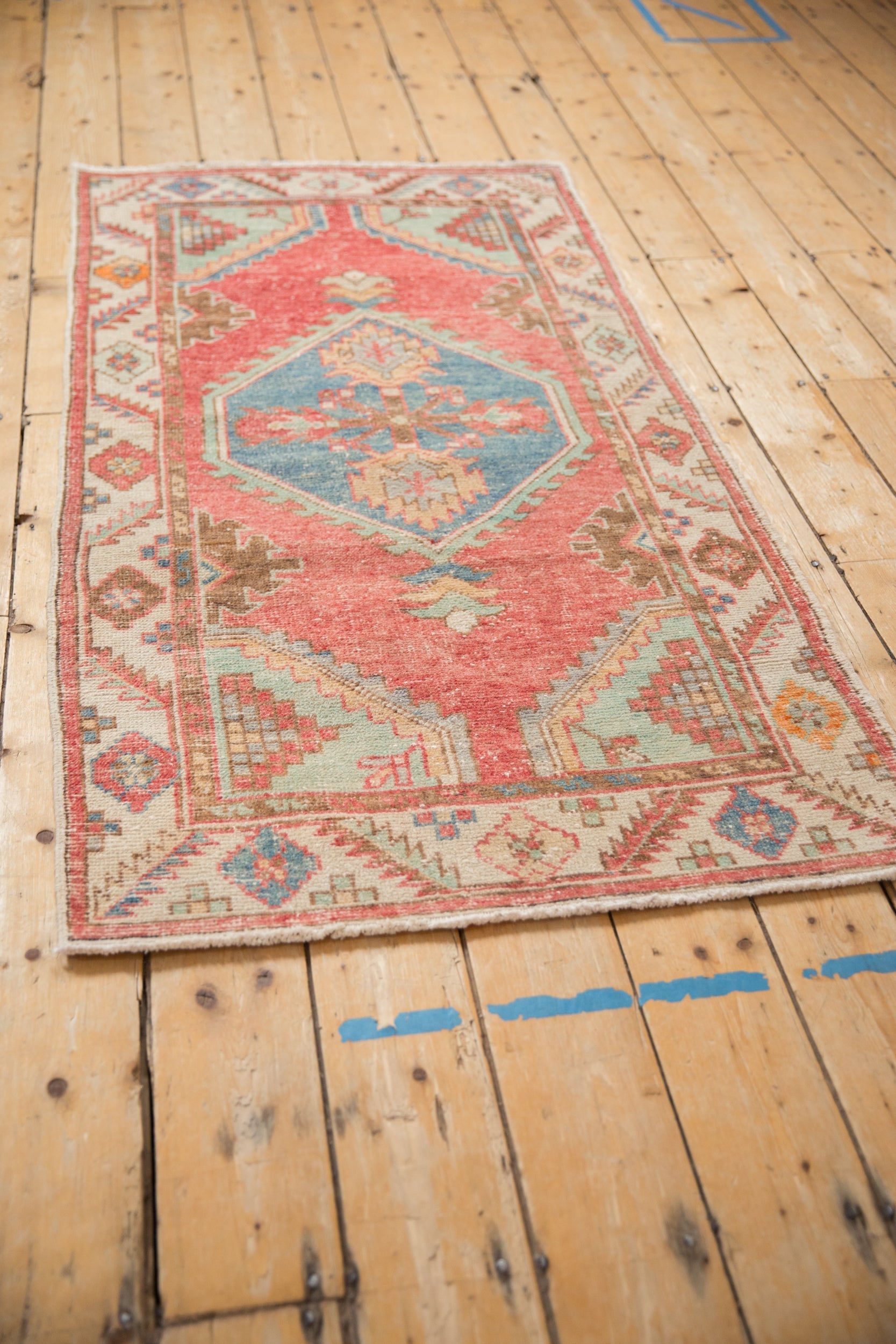 3x5.5 Vintage Distressed Oushak Rug