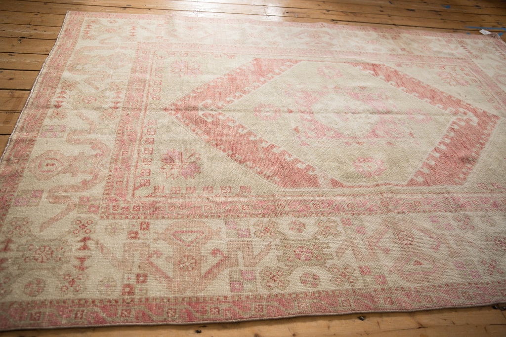 6x8.5 Vintage Distressed Oushak Carpet