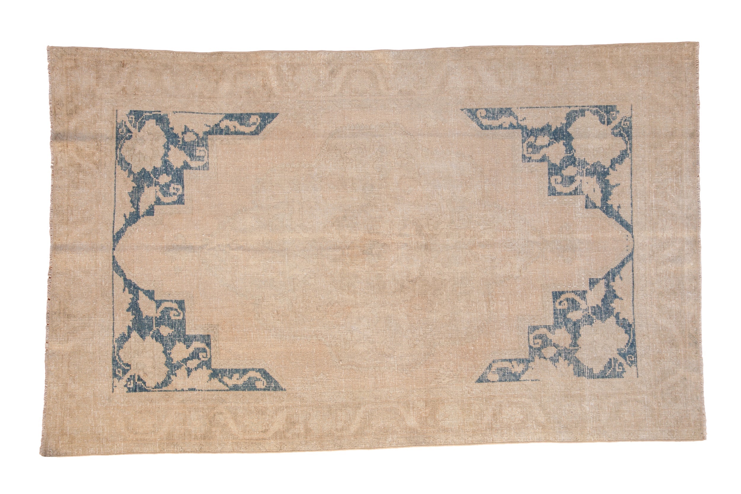 5x8 Vintage Distressed Oushak Carpet