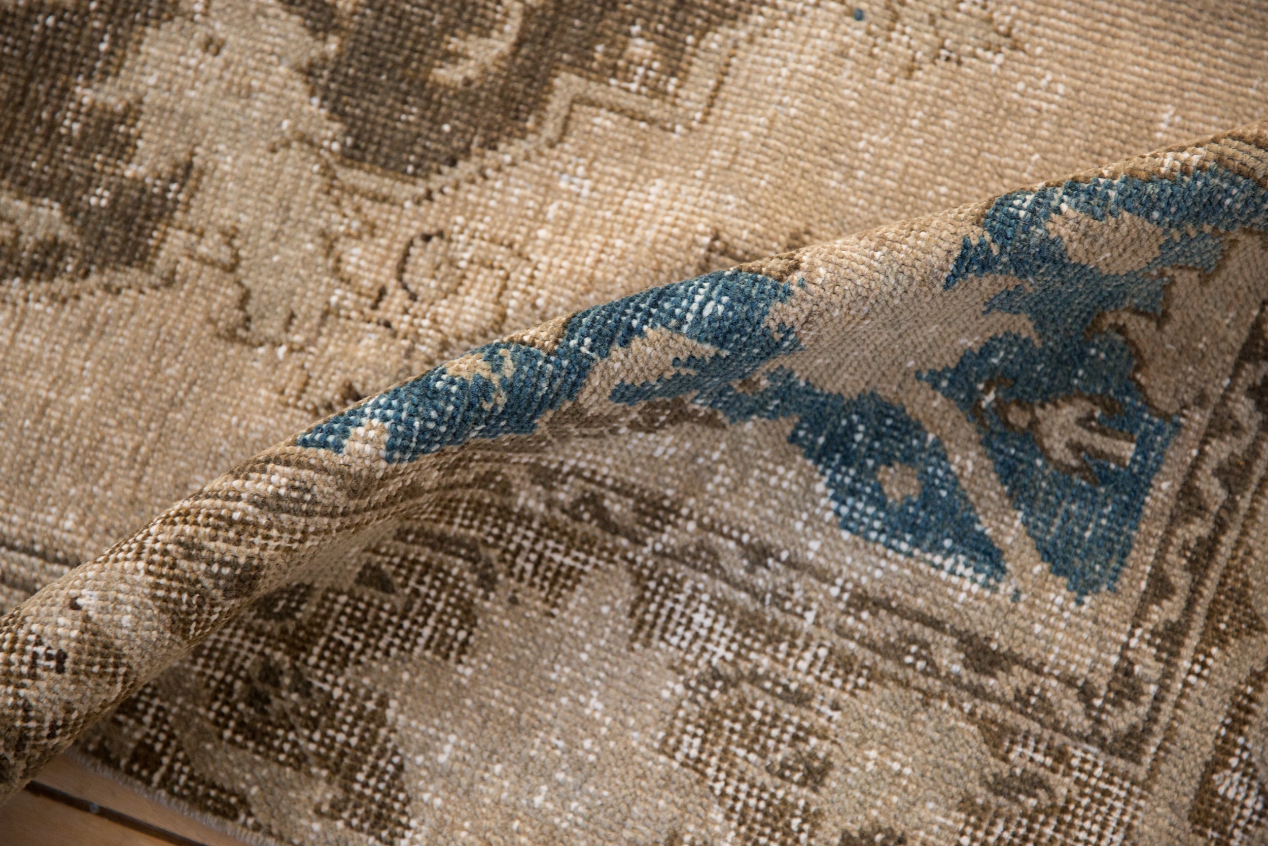 3.5x5.5 Vintage Distressed Oushak Rug
