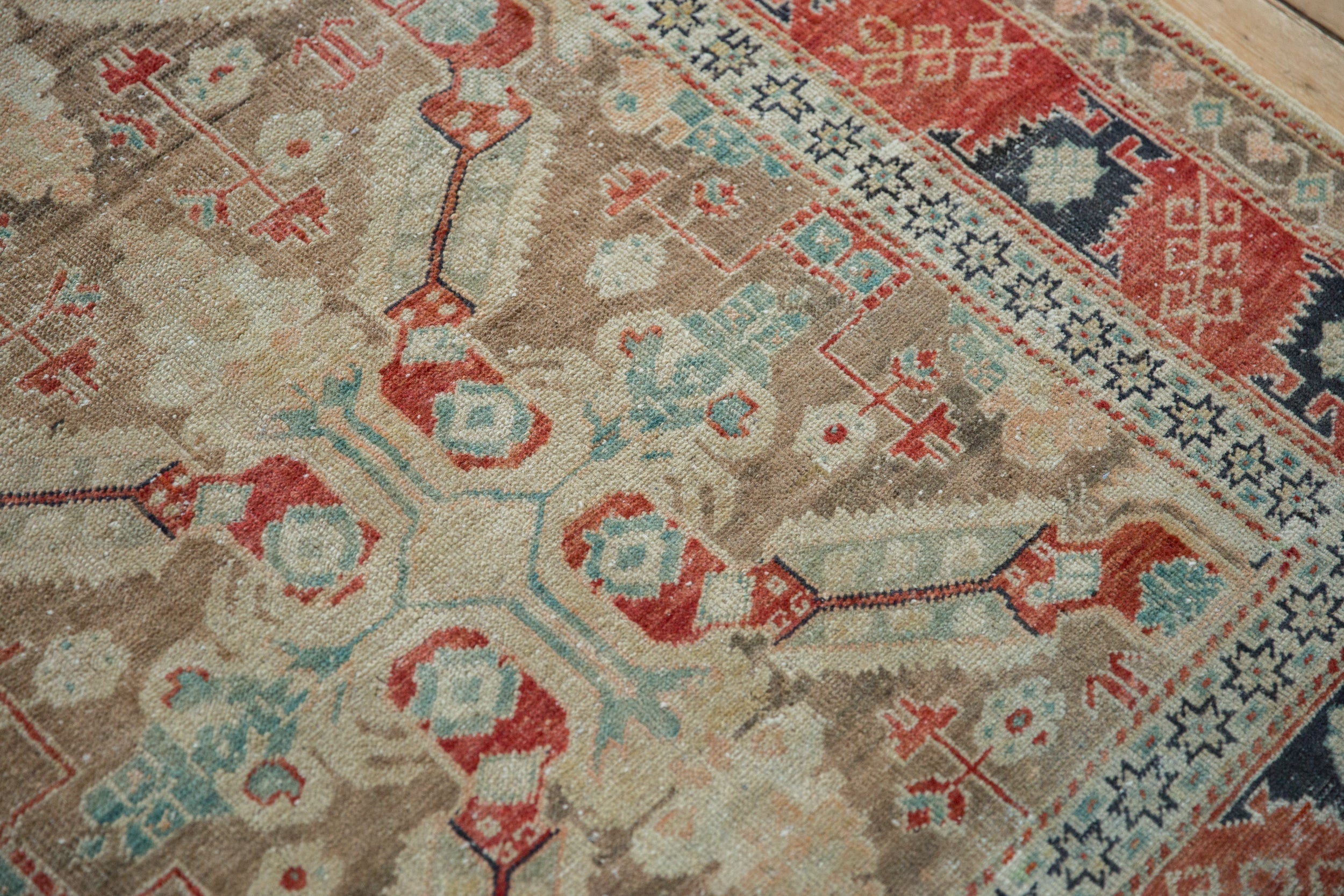 4x5.5 Vintage Distressed Anatolian Rug