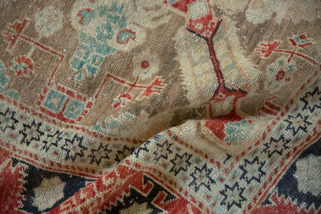 4x5.5 Vintage Distressed Anatolian Rug