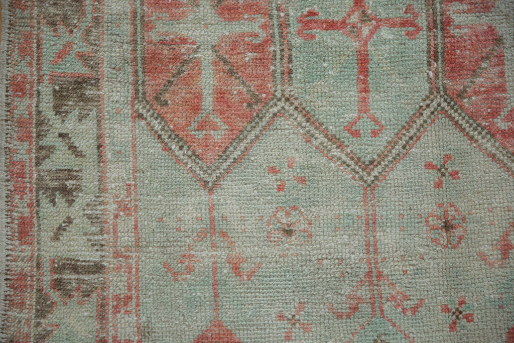 2.5x5 Vintage Distressed Oushak Rug Runner