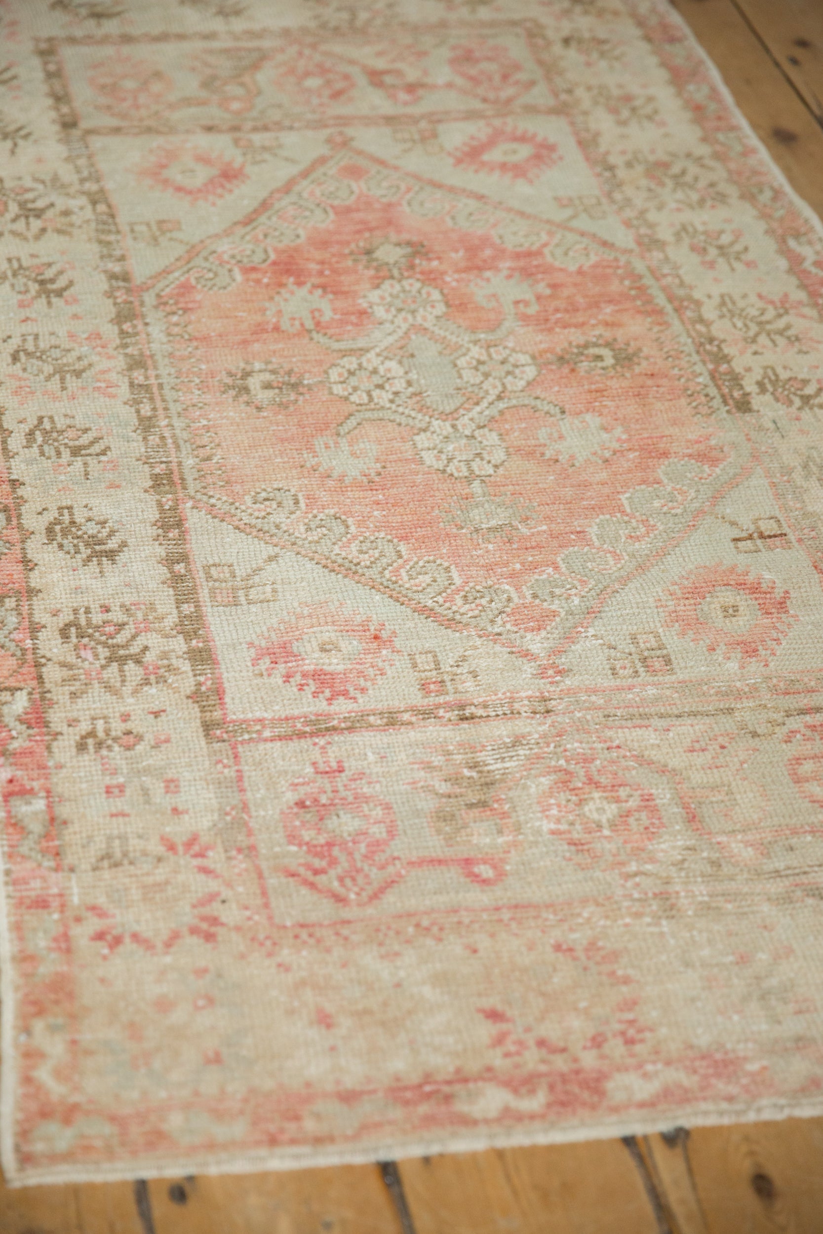 2.5x5 Vintage Distressed Oushak Rug Runner