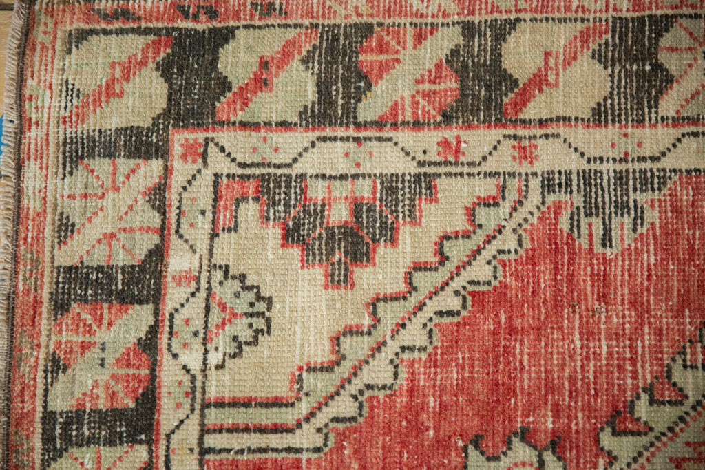 2.5x5.5 Vintage Distressed Oushak Rug Runner